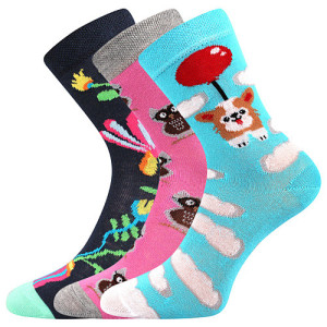 Ponožky holka mix A dětské 3 páry