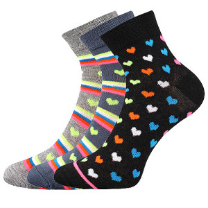 barevné ponožky Jana X 3 páry