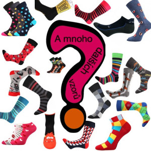 Pro Muže: předplatné stylových barevných ponožek