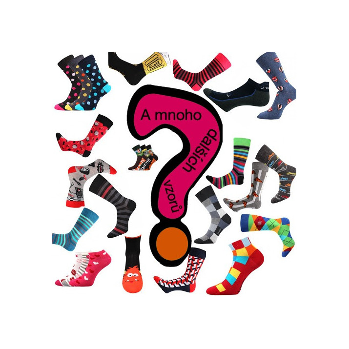 Pro Muže: předplatné stylových barevných ponožek