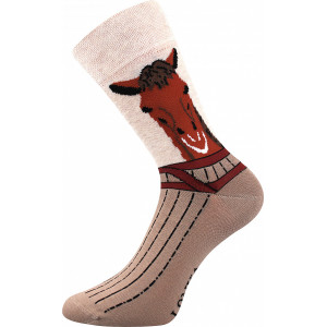 Barevné ponožky kůň