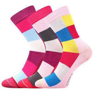 Ponožky Bamcubík holka 3 páry