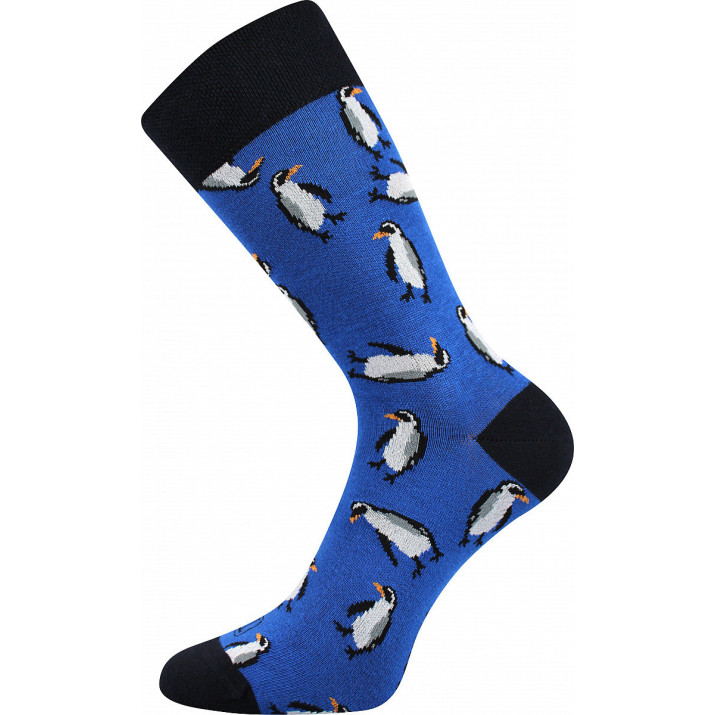 Ponožky barevné tučňáci 1 pár