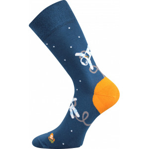 Barevné ponožky trendy kosmonaut