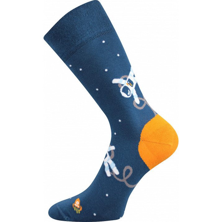 Barevné ponožky trendy kosmonaut