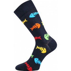 Barevné ponožky trendy ryba