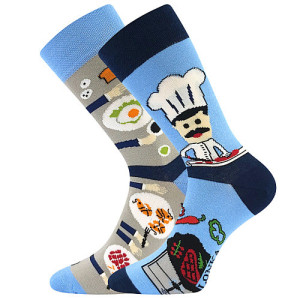 Barevné ponožky trendy kuchaři