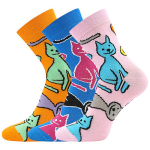 barevné ponožky koala, ovce, surikata  3 páry
