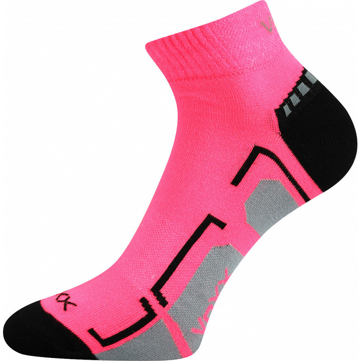 Barevné ponožky Flash neon růžové